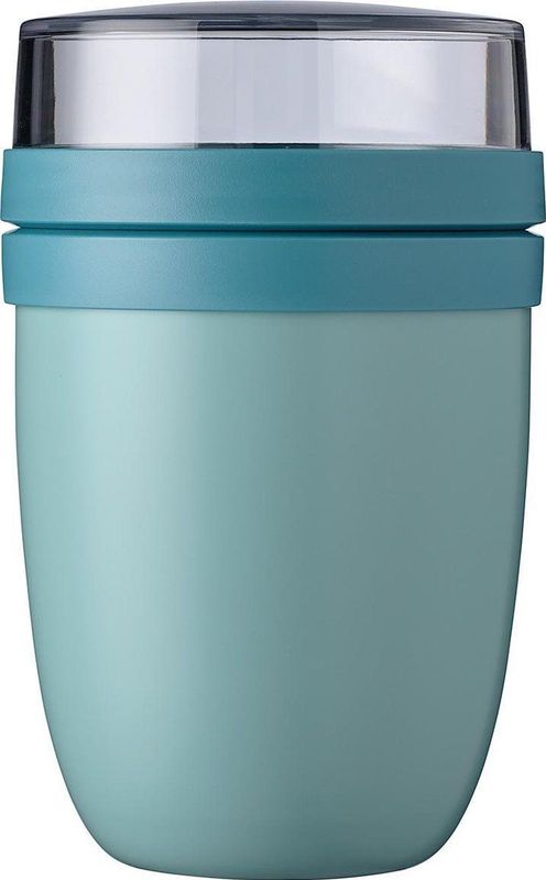 MEPAL Isolier-Speisebehälter Thermo-Lunchpot Ellipse nordic green 0,5 + 0,2 l