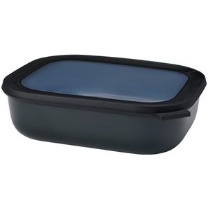 Mepal - Multikom Cirqula vershouddoos - 2000 ml - Rechthoekig - Nordic black