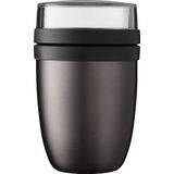 MEPAL Speisebehälter Ellipse titanium 0,5 + 0,2 l
