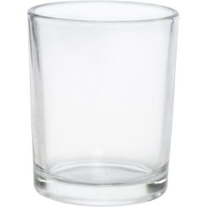 Theelichtje Helder Glas 5x6.5cm transparant Glas CosyDecor Waxinelichtjeshouder