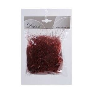 Decoris engelenhaar rood 17,5 x 15 x 5 cm