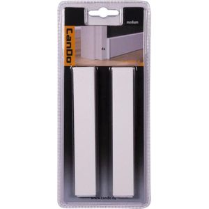 Eindstuk plinten - wit medium - 4 stuks