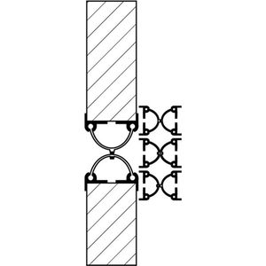 Ellen Los Deurnaaldrubber Pvc 60Mm 250Cm