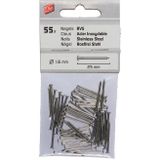 Ellen - Tochtstripnagel - RVS - 25 x 1.6 mm - 55 Stuks