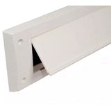 Ellen brievenbusafsluiter- Tochtborstel - Kunststof - 340 x 82 mm - Wit