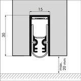 EllenMatic Soundproof automatische valdorpel alu. 928