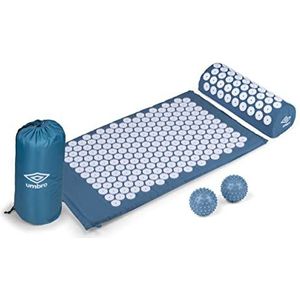 Umbro Spijkermat - Acupressuur Mat - Shakti Mat - Massage Mat - 42x71cm - Blauw