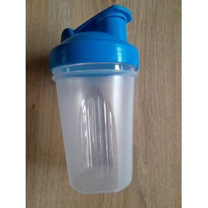 Shakebeker 400ML - BPA Vrij - blauw .