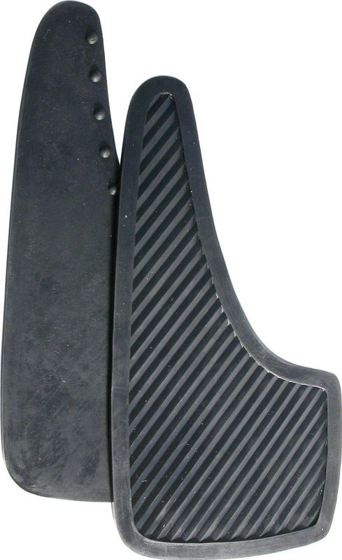 Carpoint - Universele Spatlappen - Zwart - Rubber - Set van 2