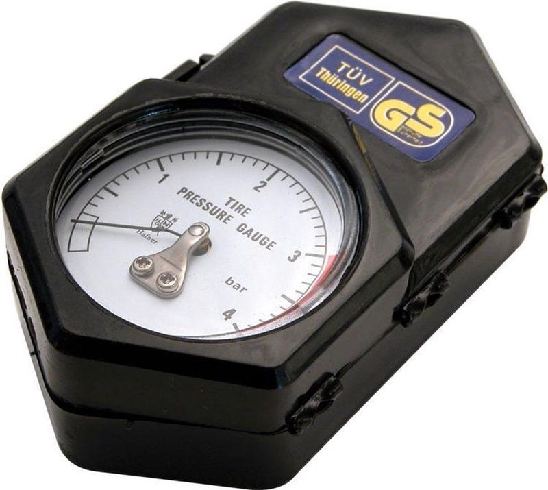 Carpoint Bandenspanningsmeter Professioneel Analoog Zwart/zilver