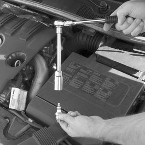 Carpoint - Bougiesleutel - Ratelset met Verlengstuk - Geschikt voor 21 mm