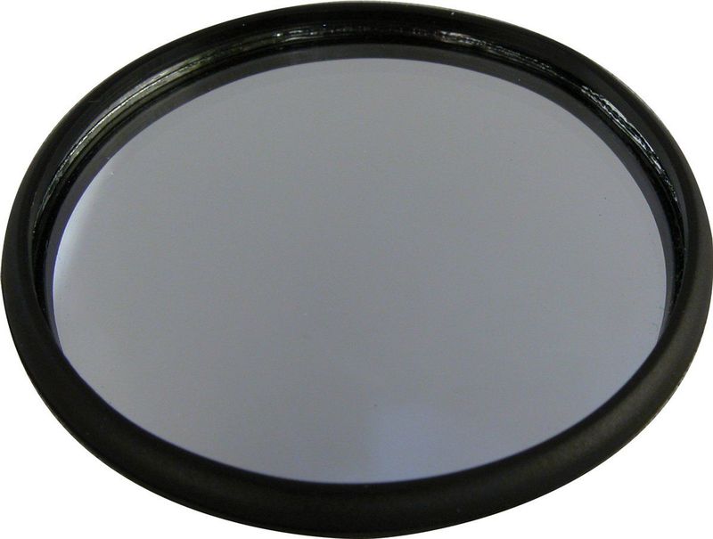 Carpoint - Dode Hoekspiegel - Zilver - Kunststof - Ronde Zelfklevend