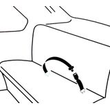 Carpoint - Tweepuntsgordel - Zwart - Polyester/Staal