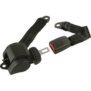 Carpoint - Autogordel 3-punts Automaat - Zwart - Duurzaam Materiaal