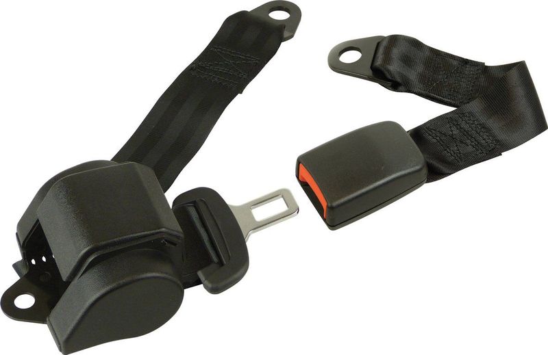 Carpoint - Autogordel 3-punts Automaat - Zwart - Duurzaam Materiaal
