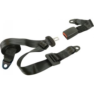 Carpoint - 3-Puntsveiligheidsgordel - Zwart - Polyester en Staal