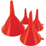 Carpoint - Trechterset - 4 Stuks - Oranje - Plastic