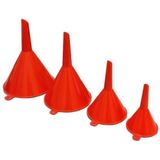 Carpoint - Trechterset - 4 Stuks - Oranje - Plastic