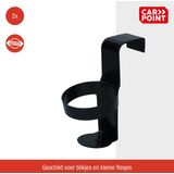 Carpoint - Blikhouder - Kunststof - Zwart - 2-Pack
