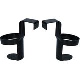 Carpoint - Blikhouder - Kunststof - Zwart - 2-Pack