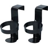 Carpoint - Blikhouder - Kunststof - Zwart - 2-Pack