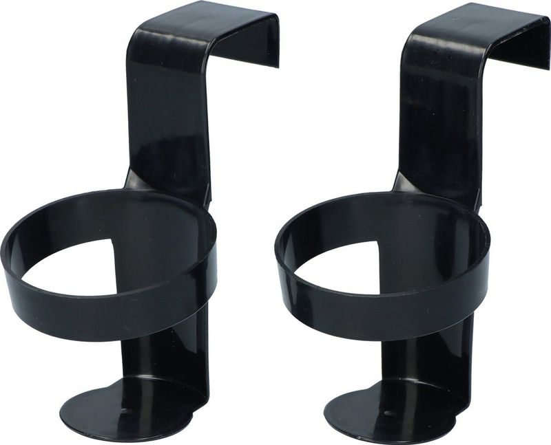 Carpoint - Blikhouder - Kunststof - Zwart - 2-Pack