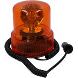 Carpoint - Zwaailicht - Oranje - Magneetvoet - 21 Watt - 12 Volt