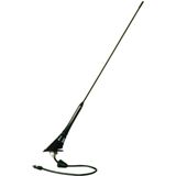 Carpoint - Dakantenne - Zwart - Verstelbare Hoek tot 52º - Demontabele Mast