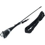 Carpoint - Dakantenne - Zwart - Verstelbare Hoek tot 52º - Demontabele Mast