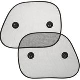 Carpoint - Opvouwbaar Zongordijn - Zwart - 2 Stuks