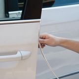 Carpoint - Deurbeschermer - Zwart - Zacht Kunststof - Set van 2 Stuks