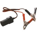 Carpoint - Accu-Adapter Kabel - 12 Volt - 10A - Met Accuklemmen - 40 cm