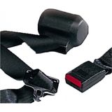 Carpoint - Tweepuntsgordel - Zwart - Polyester/Staal