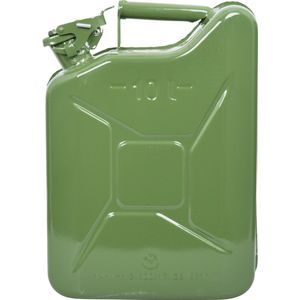 Jerrycan 10l Groen Metaal TüV/GS