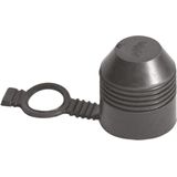 Carpoint - Trekhaakdop - Zwart - Plastic - Met Ring