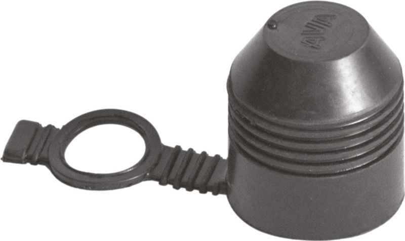 Carpoint - Trekhaakdop - Zwart - Plastic - Met Ring