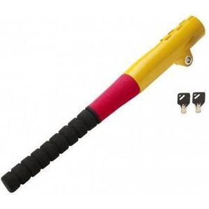 Carpoint - Baseballbat Beveiligingsslot - Geel - Geharde Staal
