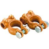 Carpoint - AccuPoolKlemset - Goud - Messing en Staal - Voor DIN Accu's