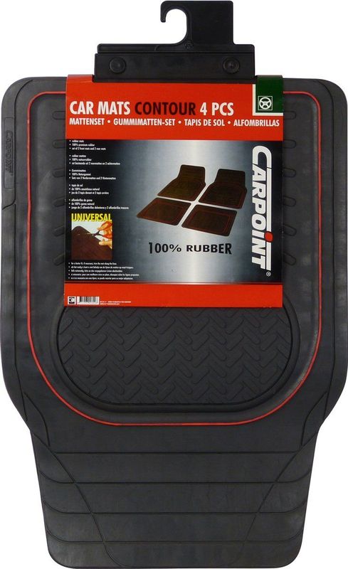 Carpoint - Contour - Mattenset - Zwart - Rubber