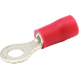 Carpoint - Ring Kabelschoen 635 - Rood - Staal, Kunststof - 10 Stuks