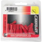 1541 - Stekker - Rood - Staal, Kunststof - Aantal 10