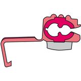 Carpoint - Aftakconnector 1563 - Rood - Staal, Kunststof - 10 Stuks