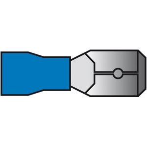 Carpoint Vlakstekker 740 Blauw 6.3x0.8mm 10 Stuks