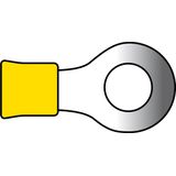 Carpoint - Kabeloogjes - Geel - Staal, Kunststof - Inhoud 10 Stuks