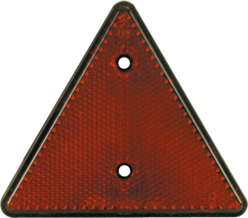 Carpoint - DriehoekReflector - Rood - Plexiglas - Schroefbevestiging