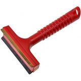 Carpoint - Ijskrabber - Rood - Kunststof - Met Rubberen Wisser