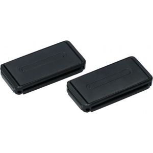 Carpoint - Gordelklemset - Zwart - Kunststof - 2 Stuks