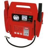 Carpoint - Jumpstarter met Compressor - Zwart/Rood - 400 Ampère