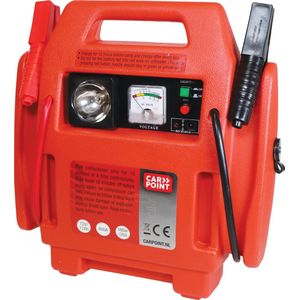 Carpoint - Jumpstarter met Compressor - Zwart/Rood - 400 Ampère
