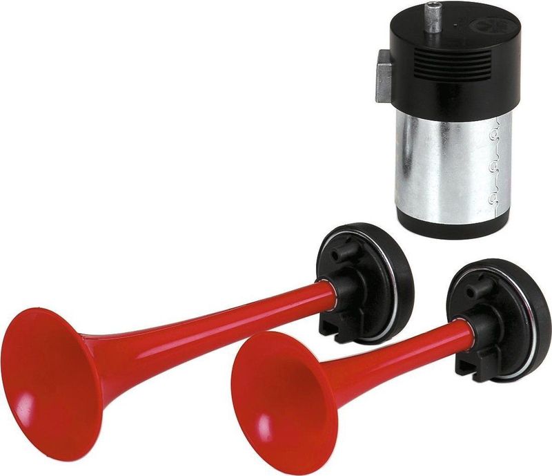 Claxon - Tweetonige Hoorn - Elektrisch-Pneumatisch - 240W - 117dB(A)